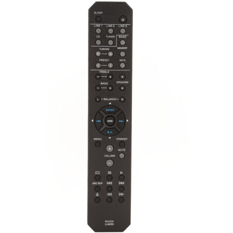 Mando a distancia de repuesto resistente al desgaste para receptor audiovisual RS202 RS202BL (1/5)