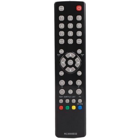 Mando remoto negro de reemplazo RC3000E02 para televisor TCL (1/5)