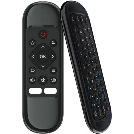 Mando a distancia H6 de 2,4 GHz con ratón giroscópico, mini teclado y función de carga para televisores y ordenadores Android. (1/5)