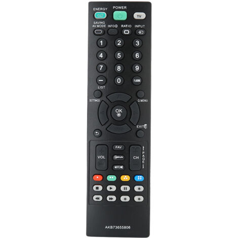 Mando a distancia AKB73655806 negro ABS para televisor LG (1/5)