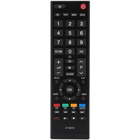 Mando remoto de repuesto CT-8519 compatible con televisores LCD Toshiba - Accesorios para dispositivos (1/5)