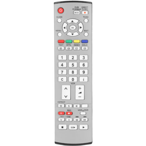 Mando a distancia de repuesto para televisores de plasma, HDTV, 3D, LCD y LED, reproductores de DVD y receptores AV. (1/5)