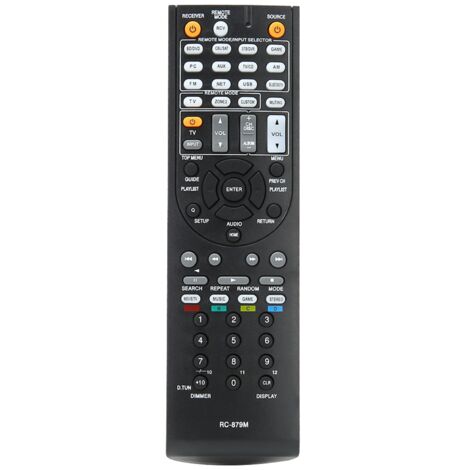 Mando a distancia RC-879M para sistemas Onkyo TX NR535 y SR333 con funciones completas (1/5)
