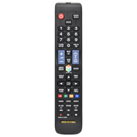 Control remoto universal BN59-01198Q compatible con televisores Samsung. (1/5)