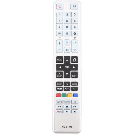 Mando Multifunción RML1278 para televisor Toshiba (sustitución de dispositivo controlador) (1/5)