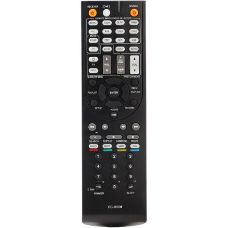 Mando RC803M para Amplificador de Audio Vídeo ONKYO TXNR609, TXNR609B, HTS7409 y HTS8409 (1/5)
