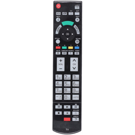 Mando a distancia para TV compatible con N2QAYB000862/TCP60ZT60/TCP65ZT60/TCP55VT60/TCP60VT60/TCP65VT60 (1/5)