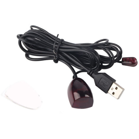 Cable receptor infrarouge USB para decodificador, extensión de control remoto USB para casa o hotel (1/5)