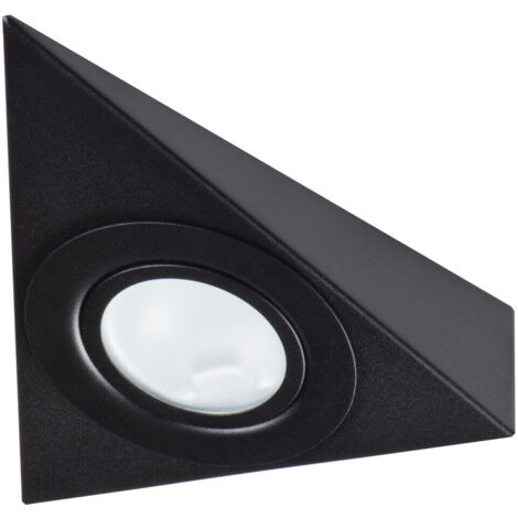 Spot sous-meuble ZEPO – Acier Noir – G4 – 12V – 130x130mm