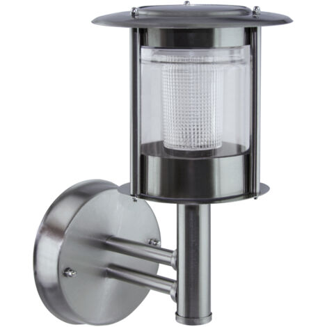 Applique solaire d'extérieur à LED ESTERA WLL 0,12 W 6500 K chrome (1/2)