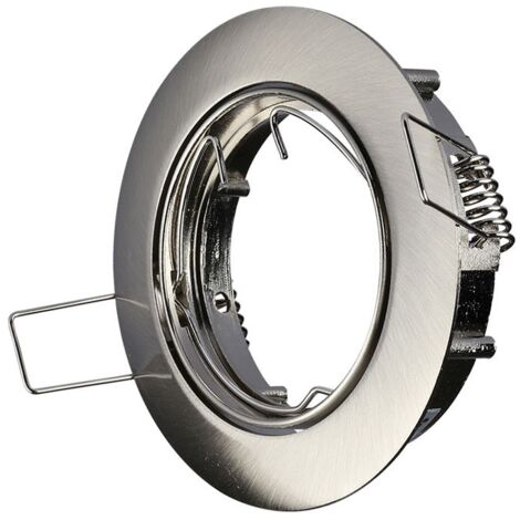 Spot encastrable V-TAC GU10 rond orientable satin VT-779