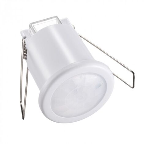 Détecteur PIR crépusculaire 360° encastré blanc Ecolight (1/5)