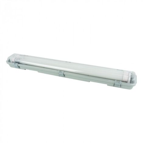 Réglette étanche IP65 à 2 tubes LED 60cm 6500K 1800lm Eco Light (1/5)