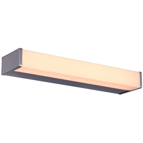 Italux Minoria - Applique Murale LED Moderne Chrome, Blanc Chaud 3000K 600lm (1/2)