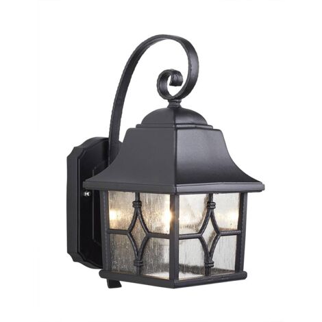 Applique extérieure rétro noire E27 60W Kent Elstead (1/5)
