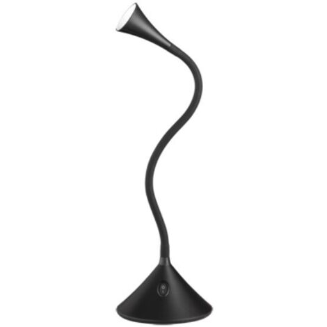 Lampe design, Lampe de bureau Viper Noir en Plastique, TRIO