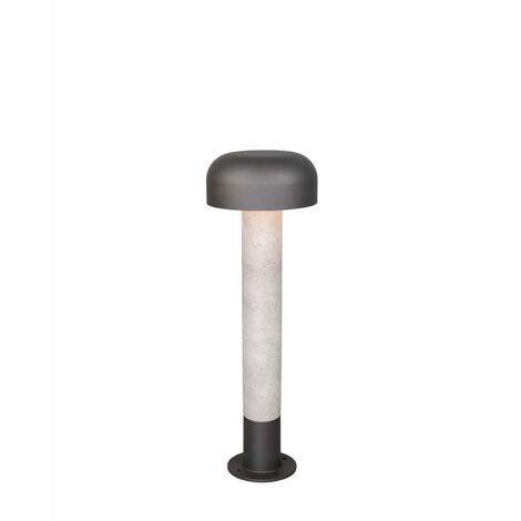 Lampadaire terrasse extérieur luminaire lampadaire aluminium béton coloré IP54 H 54 cm (1/4)