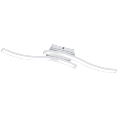 Plafonnier Moderne 2 Tiges Led 4000K Route Blanc Trio Lighting (1/3)