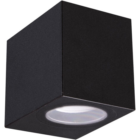 Applique de jardin d'extérieur GAMP GU10 D IP54 noire (1/2)