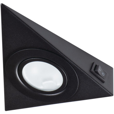 Kanlux – Spot sous meuble G4 10W – Acier noir – Montage saillie – Dimensions 130x130mm – IP20 pour usage intérieur – Éclairage ciblé et efficace