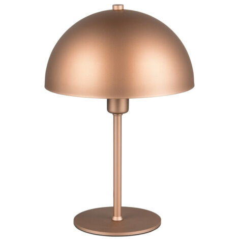 Lampe à poser champignon café métal 30 cm E14 Trio (1/5)