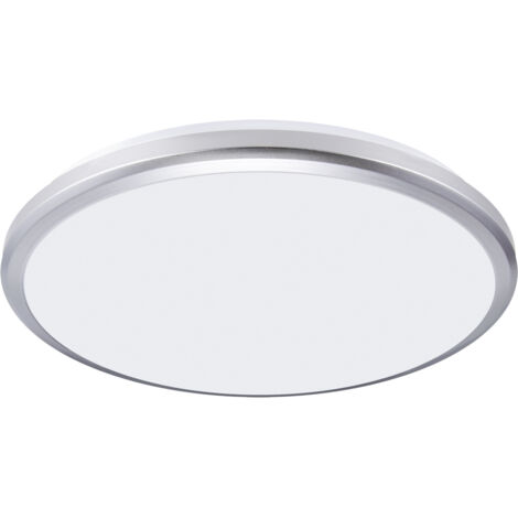 Plafonnier LED hermétique PLANAR 36W 4000K IP65 argent (1/2)