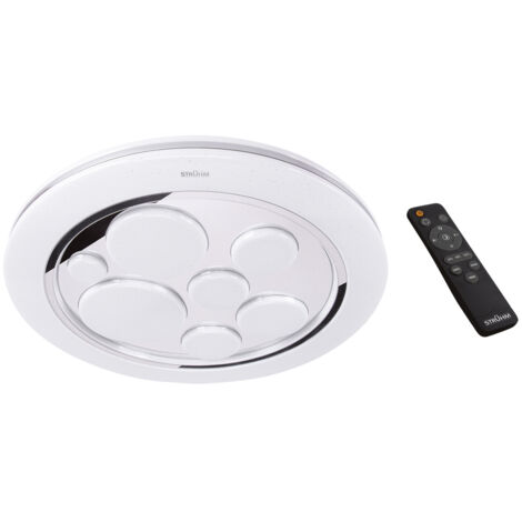 Plafonnier avec télécommande LED DROPS C 24W 3000K-4200K-6500K IP44 blanc (1/2)