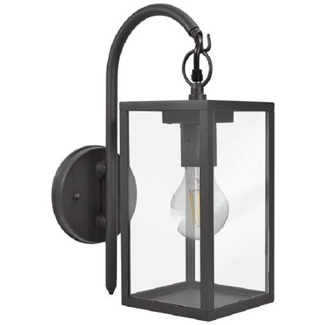 Applique de jardin Malmo E27 orientée vers le bas IP44 noire Goldlux (1/2)