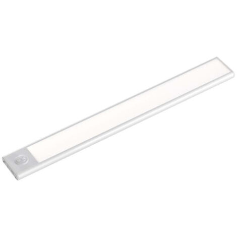 V-TAC Lampe barre led rechargeable USB 2.5w avec capteur meuble porte lumière couleur argent 4000k sku 2966