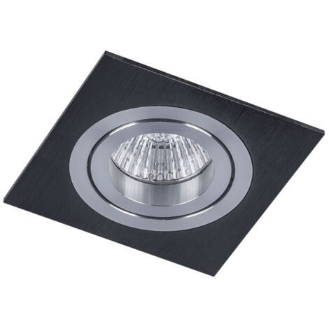 Spot encastré plafond Italux Mooty noir GX5.3 50W (1/2)