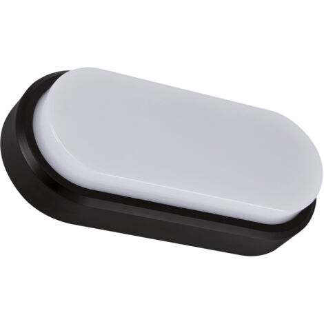 Plafonnier LED hermétique ARON L 12W 4000K IP65 noir (1/2)