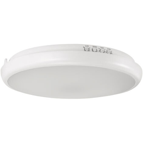 Plafonnier LED hermétique avec détecteur de mouvement EDYTOR C MVS 21W 4000K IP65 (1/2)
