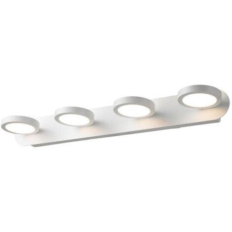 Italux Kendra - Applique Murale LED Moderne Blanc, Blanc Chaud 3000K 1260lm