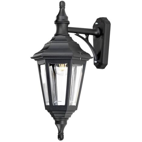 Applique extérieure classique noire E27 60W Kinsale (1/5)