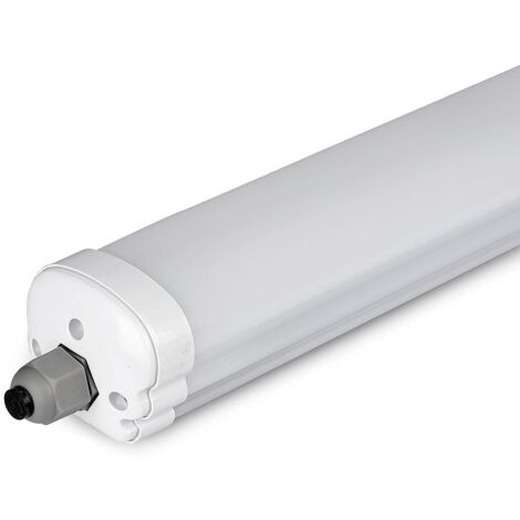 V-Tac – Plafonnier LED 216286 – 150 cm – 48W – 6500K – IP65 étanche pour espaces intérieurs et extérieurs – Installation interconnectable - vt-1574-n-