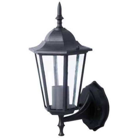 Applique murale extérieure lanterne V-TAC E27 noir IP44 (1/9)
