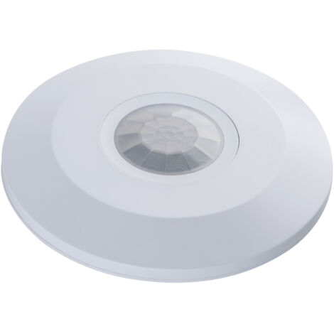 Détecteur de mouvement PIR – 360° – Blanc – ZONA FLAT – 8m – Réglable