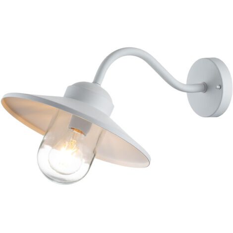 Elstead Klampenborg Applique d'extérieur Dome Blanc, IP44