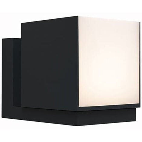 LUTEC Cuba applique LED d'extérieur tournante noir mat