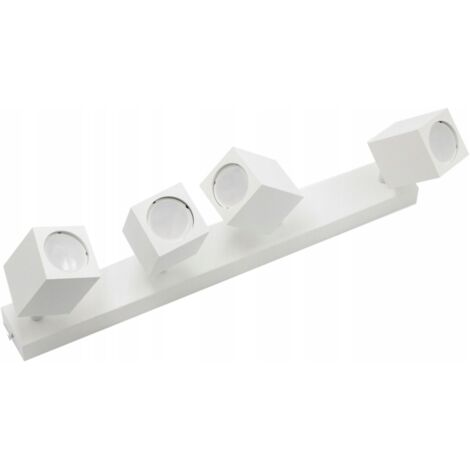 Applique plafonnier blanc Quantus 4xGU10 métal réglable (1/3)