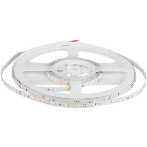 Ruban LED V-TAC SMD3528 5m IP20 12V 3,6W/m jaune 400lm