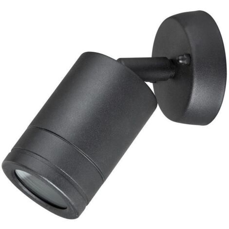 Applique extérieure OLIMP Polux noire orientable GU10
