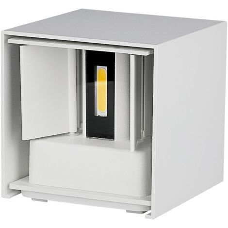V-TAC Applique LED carrée - Bridgelux - IP65 Waterproof - Blanc - 5W - 700 Lumens - 4000K
