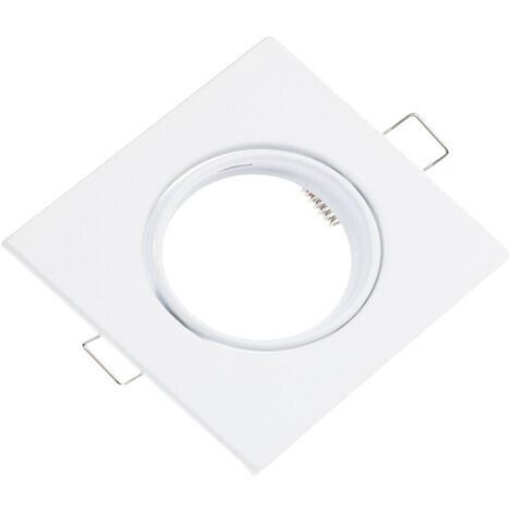 Spot encastré carré blanc GU10 IP20 Idealed ID-1079 (1/3)