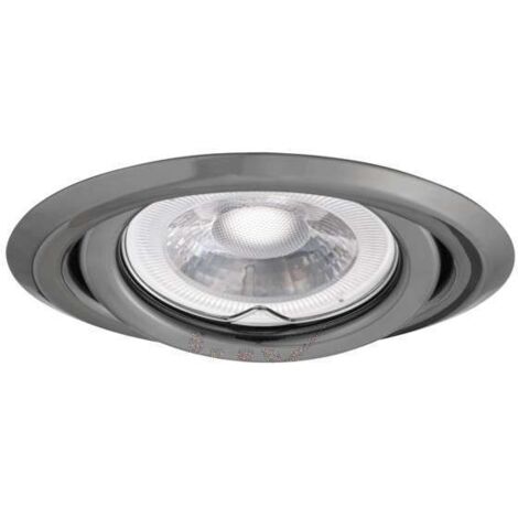 Support Spot Encastrable Rond Orientable 15° ARGUS Graphite