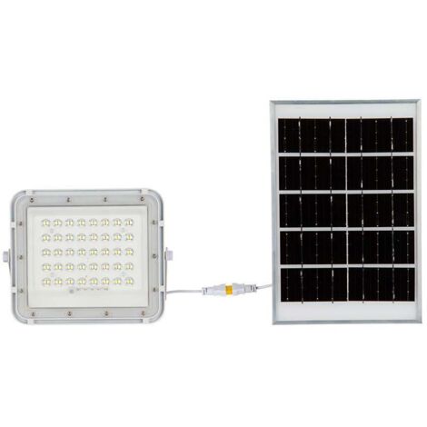 Projecteur solaire LED V-TAC 6W télécommande 4000K IP65 (1/5)