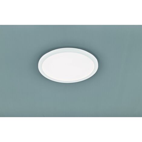 Plafonnier salle de bain Camillus blanc LED Ø40 IP44 (1/5)