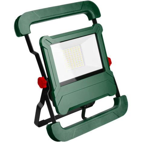 Projecteur LED 50W prise 230V orientable IP54 vert DPM (1/5)