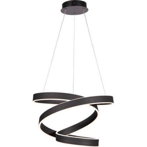 Suspension LED Milagro Andromeda 45W noire Ø50 4000K (1/2)