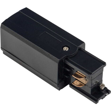Embout rail 3 circuits gauche noir Nowodvorski 8233 (1/5)